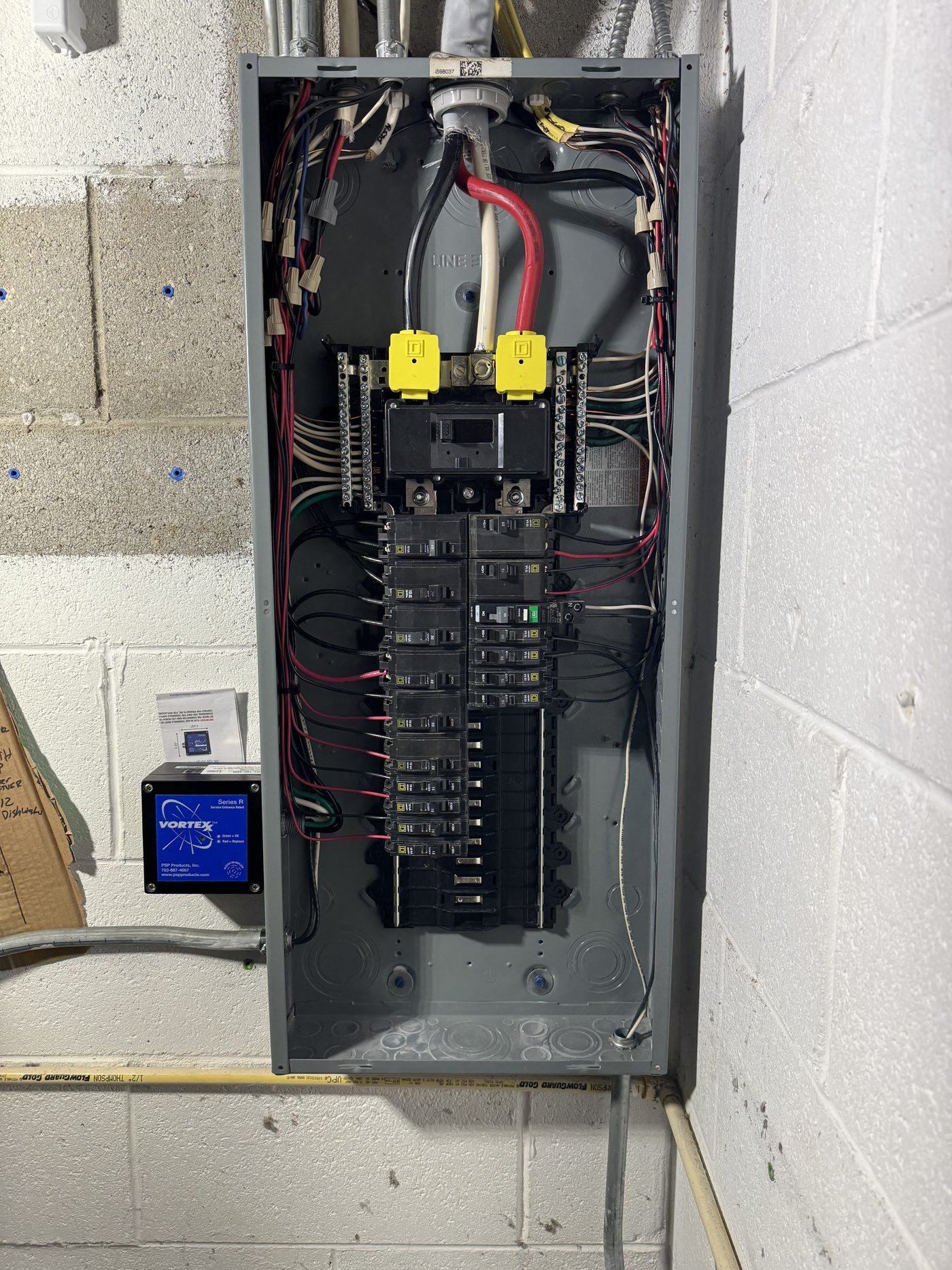 Electrical panel upgrade with smart energy monitor
