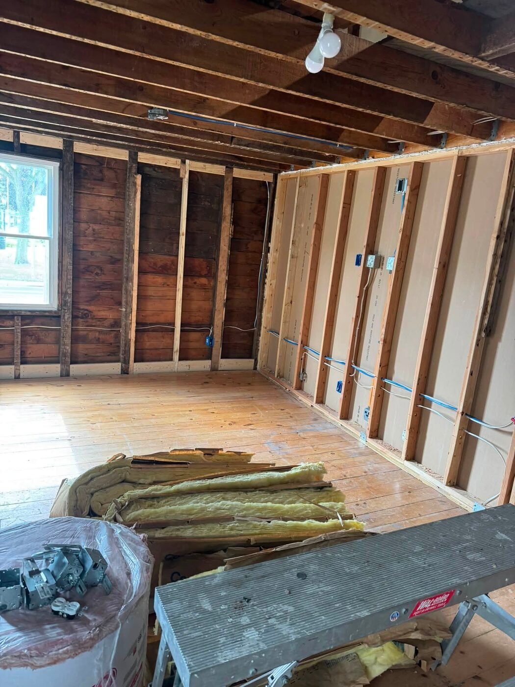 Gut remodel rough-in wiring